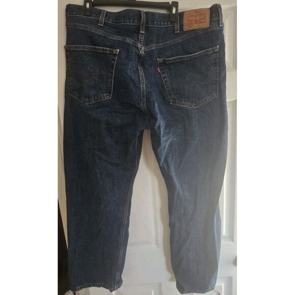 Levis 501 Original Fit Med Wash Denim Blue Jeans Mens Size W40 x L30 Jean Pants - Picture 5 of 14